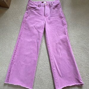 Kut from the Kloth Women's Wide Leg Jeans in Pink